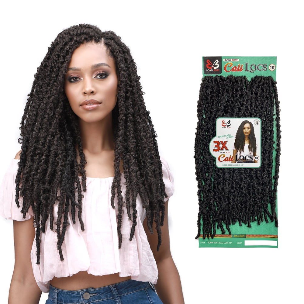 Bobbi Boss  Hair Crochet Braid Loop 3x Butterfly Locs color 4