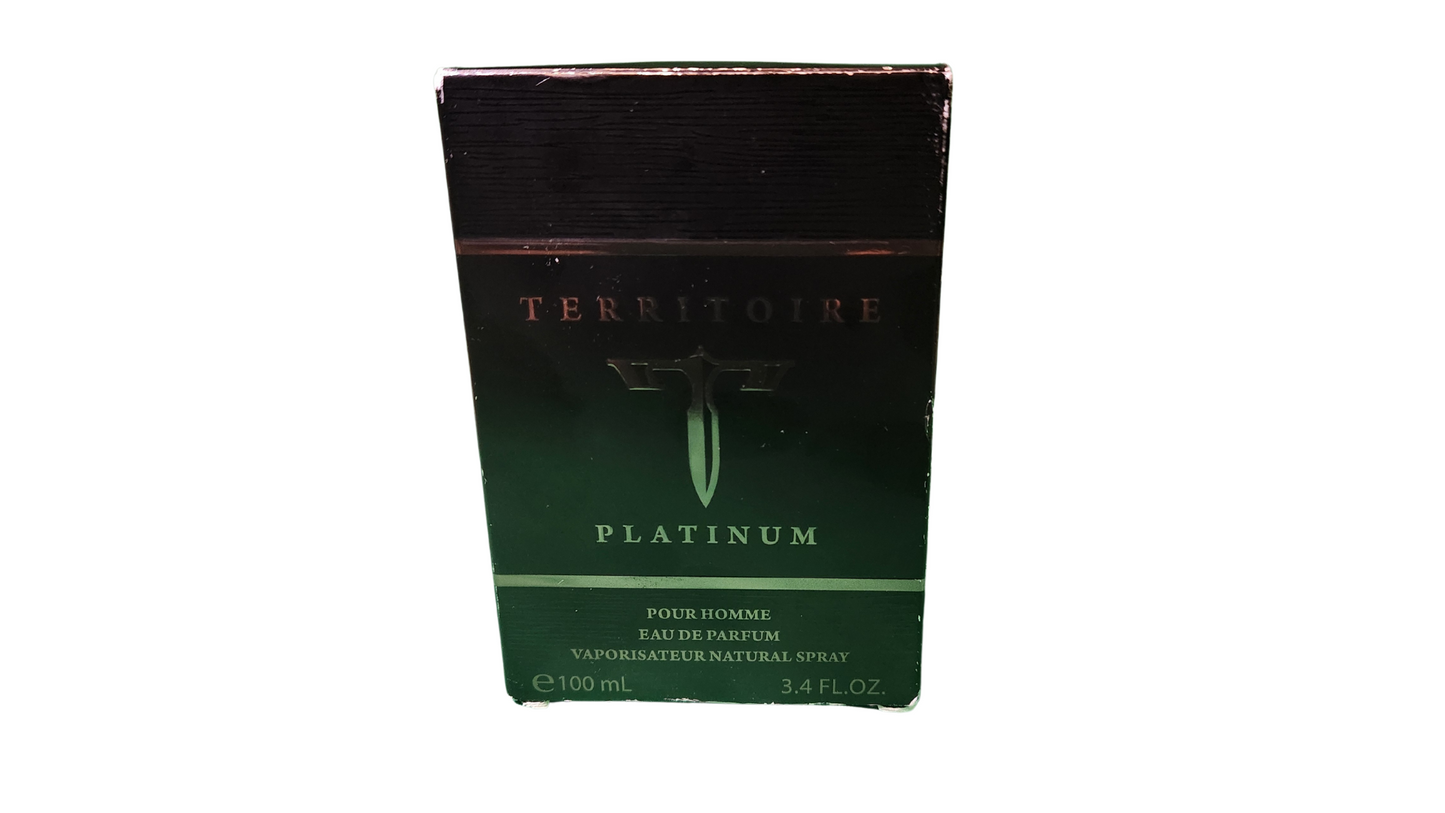 Territoire  Platinum perfume for men e100 ml 3.4 FL. OZ.