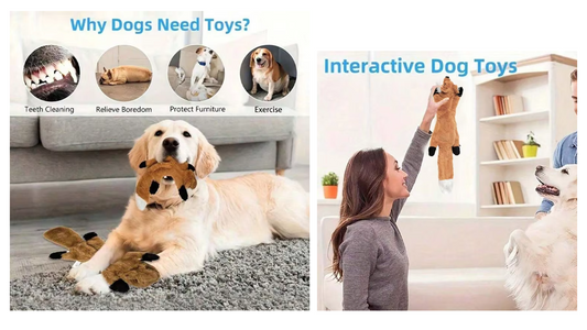 Dog Toys Plush Sounding Animal Holster Toys Pet Toys Chewing Teething Toys Bite Resistant Vocal Pet Products